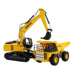 Escavadora Amewi 22710 1:24 500 mAh Controlo Remoto