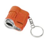 Mikroskop Carson MICROMINI 20X Orange Silber LED 20x Tragbar
