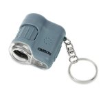 Mikroskop Carson MICROMINI 20X Blau Silber 20x LED Mobil