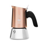 Italienischer Espressokocher Bialetti Venus 0,09L 2 Tassen Edelstahl Kupfer