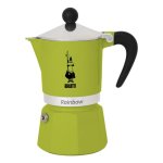 Italienischer Espressokocher Bialetti Rainbow 0,27 L Aluminium gruen 220 mm