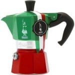 Máquina de café manual French Press Bialetti 0,5 L alumínio preto verde vermelho