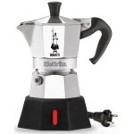 Cafetière italienne électrique Bialetti Moka Elettrika 0,09L 2 Tasses aluminium noir