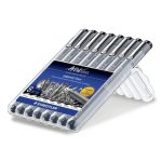 Fineliner Staedtler 308 Schwarz Pigmenttinte Wasserfest Metallspitze