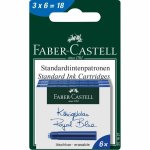 Recambio para pluma estilográfica Faber-Castell 201621 Azul 18 piezas