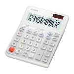 Calculadora Casio DE-12E-WE Escritorio 12 dígitos Batería/Solar