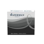 Recarga Waterman S0110940 Preto Branco 6 unidades para caneta tinteiro