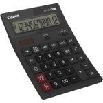 Calculatrice Canon AS1200HB 12 chiffres solaire et pile, écran incliné