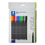 Fineliner Staedtler 334 C12 12 Farben superfine Spitze 0,3 mm