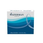 Recharge Waterman S0110950 Bleu 6 unités pour stylo plume