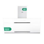 Campana extractora Svan SVCC1960B Doble tiro 90cm cristal blanco táctil