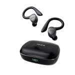 Auriculares Paxa Paxa-spacex3 inalámbricos Bluetooth con gancho de oreja y batería larga duración negro