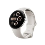 Correa para reloj Google Pixel Watch 3 45mm Plata Fluoroelastómero Talla L Unisex