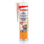 Mastic silicone Fischer 53093 310 ml marron intérieur extérieur