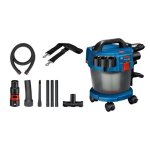 Aspiradora Industrial Bosch GAS 18V-10 L Professional 18 V 10 L Seco y Húmedo Negro Azul