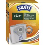 Saco para pó Kärcher Swirl KÄ 3 compatível WD 3 3 unidades