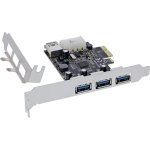 PCIe Karte InLine 76662D 4x USB 3.2 Gen 1 Low Profile