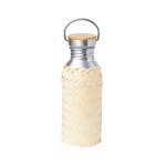 Bidón 600 Ml. Aluminio Con Funda Paja