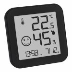 Thermometre d'environnement TFA Dostmann 30.5054.01 Interieur Digital Noir Blanc