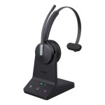 Auriculares Yealink WH64 Mono UC inalámbricos Bluetooth para oficina con micrófono negro