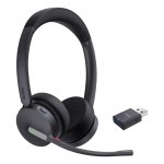 Auriculaires Yealink WH64 Hybrid Dual Teams sans fil Bluetooth Bureau Microphone Noir