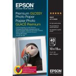 Papel Fotográfico Epson Premium Glossy 10x15cm 40 Hojas Brillo Extra