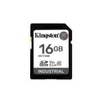 Cartao Kingston SD 16GB Industrial UHS-I U3 V30 A1 pSLC Resistente