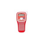 Impresora Transferencia térmica Brother PT-H100R roja con teclado ABC y LCD