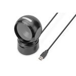 Escáner de códigos de barras Digitus USB 2D sobremesa omnidireccional 200 escaneos/s