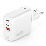 Caricatore 4Smarts GaN Flex 65W 2 USB-C Power Delivery Bianco
