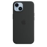 Funda per smartphone Apple Custodia Silicone Microfibra Nera MagSafe per iPhone 14