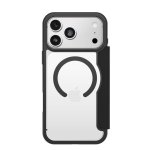 Funda pour mobile OtterBox React Folio MagSafe Ultra-mince Noire Transparente pour iPhone 17 Pro Max