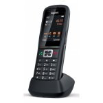 Telefon Gigaset R700H PRO DECT kabellos 500 Kontakte SMS Schwarz