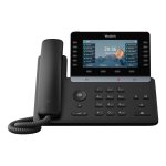Telefone IP Yealink T85W Preto 5.5 Bluetooth 5.0 Wi-Fi 6