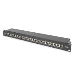 Painel de patch Digitus DN-91624S-EA 24 portas Cat6A blindado 1U