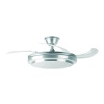 Ventilatore da Soffitto Orbegozo CP 159105 30W 6 Velocità Pale Retrattili LED Silenzioso