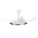 Ventilador de Techo Orbegozo CP 161105 30W 6 Velocidades Aspas Retráctiles con Luz LED