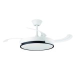 Ventilador de Techo Orbegozo CP 162105 30W 6 Velocidades Aspas Retráctiles con Luz LED