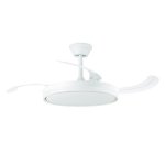 Ventilador de Techo Orbegozo CP 163105 30W 6 Velocidades Aspas Retráctiles con Luz LED