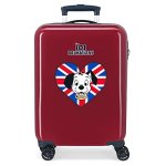 Disney 101 Dalmatas Maleta De Cabina Rojo 38x55x20 Cms Rígida Abs Cierre De Combinación Lateral 34l 2 Kgs 4 Ruedas Dobles
