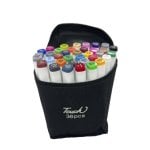 Rotulador Double Pointe Set 36 Couleurs Variées Étui Polyester