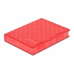 Caixa de proteção Delock 2.5" vermelha para disco rígido externo