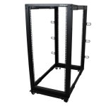Rack StarTech.com 4POSTRACK25U 25U 4 colunas móvel aço preto