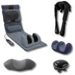 Conjunto de Masaje BODYLIFE Premium Shiatsu Calefactable con Almohada Cervical