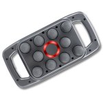 Pistolet de Massage BODYLIFE 9 Vitesses 10 Têtes Lumière Rouge LCD