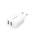 Carregador Intenso POWER ADAPTER 2XUSB-A 24W 5V Branco Compacto