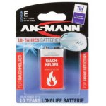 Pilha Ansmann 9V Lítio uso único 9V Cinza Vermelho