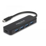 Hub Delock 5 Ports 5000 Mbit/s USB 3.2 Gen 1 Power Delivery 85 W