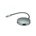 Hub Roline 4 Ports 5000 Mbit/s Modell 14.02.5036 Aluminium Schwarz