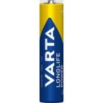 Batterie Varta Longlife AAA 1,5 V 12 Stück leistungsstark alkalisch